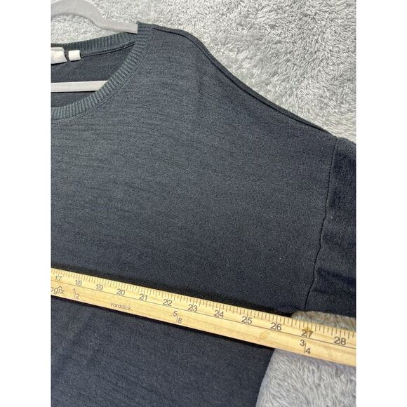 Women’s Gap Over Sized Light Weight Sweater Side Slits Black Size XL - Picture 4 of 8